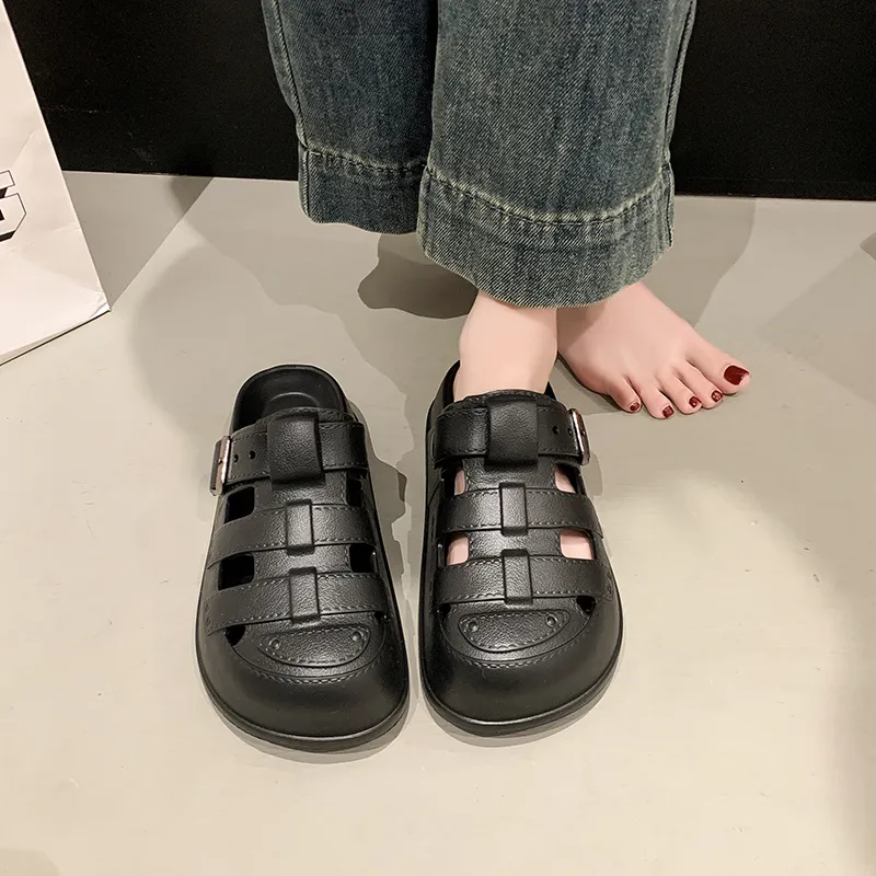 KEKAFU Slip Resistant Closed Toe Slippers Women's-2