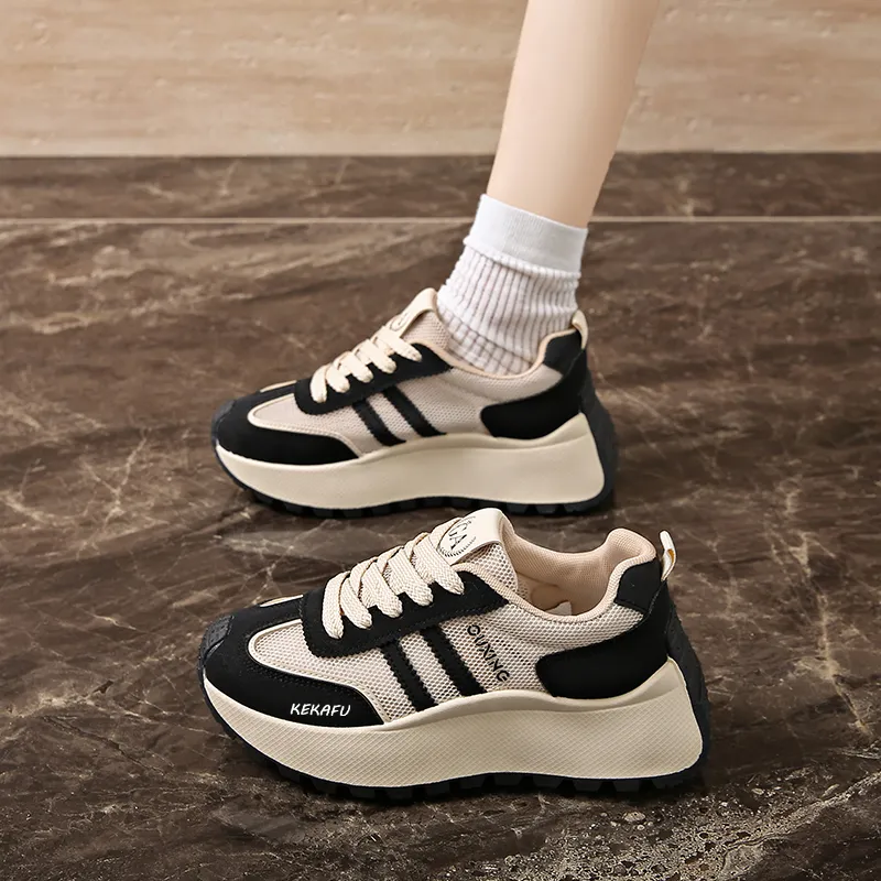 KEKAFU Anti Slip Wear Resistant Low Top Casual Shoes Women's-1