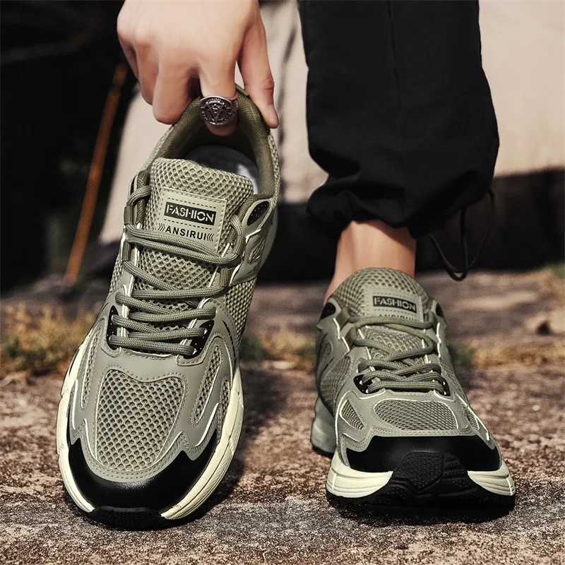 KEKAFU Slip Resistant And Breathable Low Top Casual Shoes Men's-6
