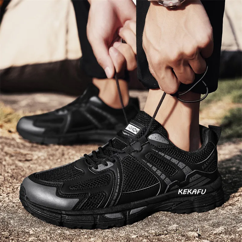 KEKAFU Slip Resistant And Breathable Low Top Casual Shoes Men's-3