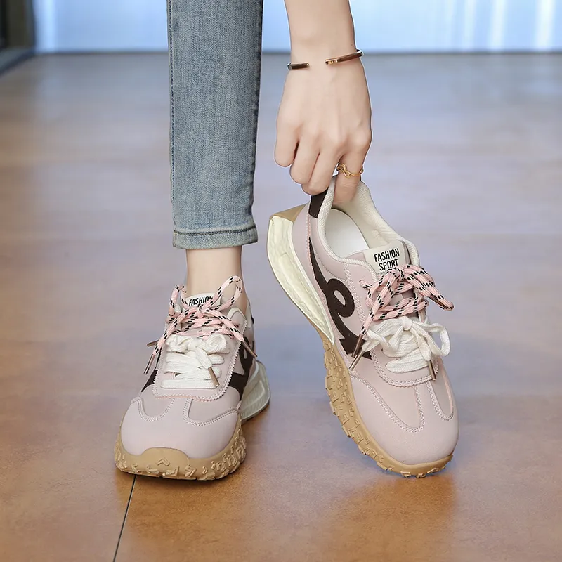 KEKAFU Anti Slip Wear Resistant Low Top Casual Shoes Women's-5