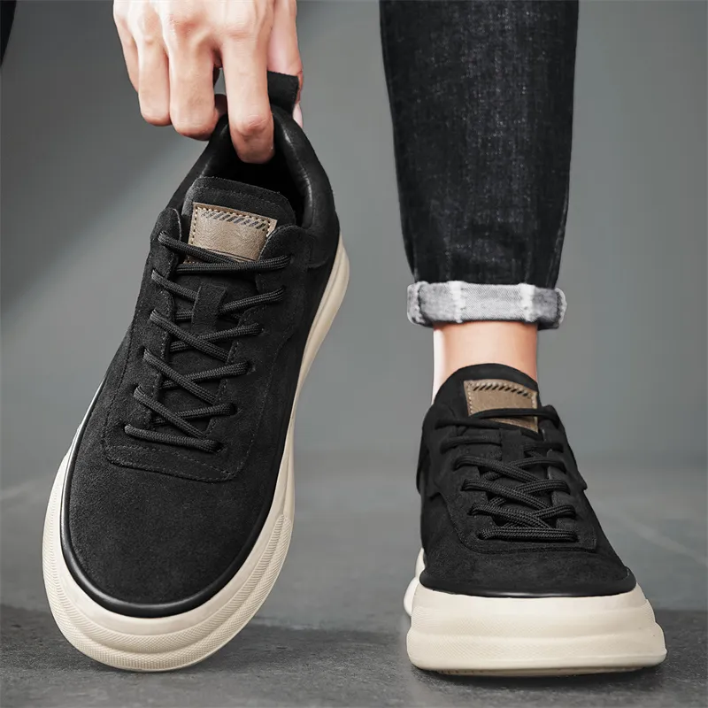 KEKAFU Anti Slip Wear Resistant Low Top Skateboard Shoes Men's-2