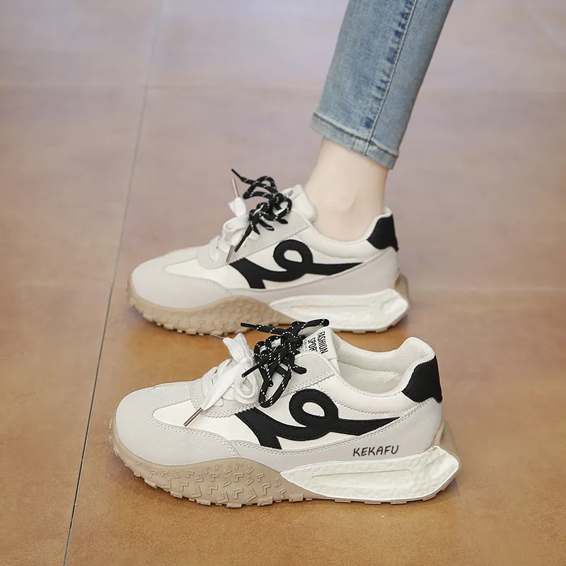 KEKAFU Anti Slip Wear Resistant Low Top Casual Shoes Women's-1