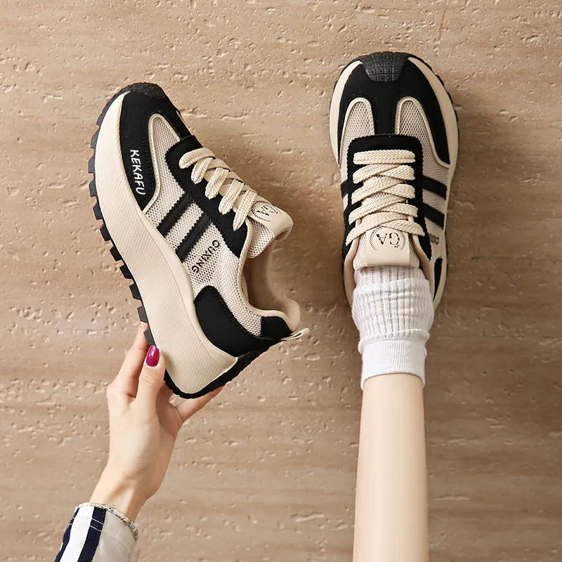 KEKAFU Anti Slip Wear Resistant Low Top Casual Shoes Women's-2