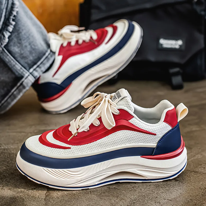 KEKAFU Low Top Chunky Sneakers Men's-5