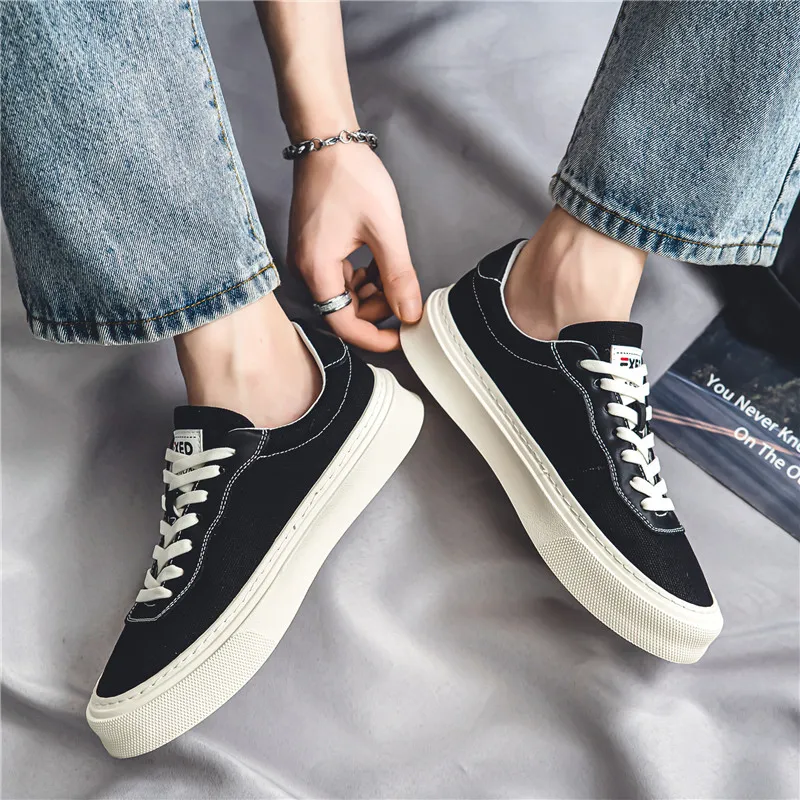 KEKAFU Lightweight Low Top Canvas Shoes Men's-9