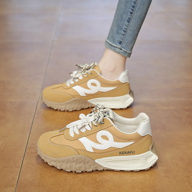 KEKAFU Anti Slip Wear Resistant Low Top Casual Shoes Women's-7