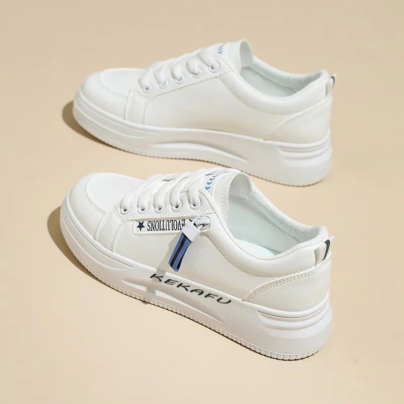 KEKAFU Anti Slip Wear Resistant Low Top Skateboard Shoes Women's-3
