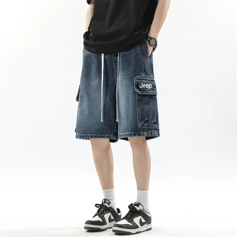 Jeep Pasture Horse Lifestyle Denim Shorts Unisex-23
