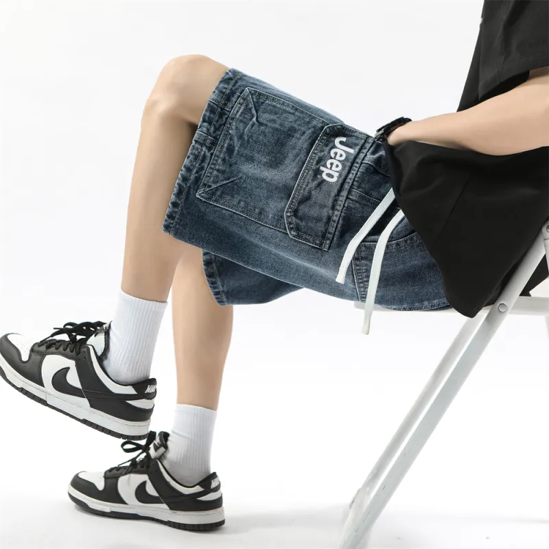 Jeep Pasture Horse Lifestyle Denim Shorts Unisex-27