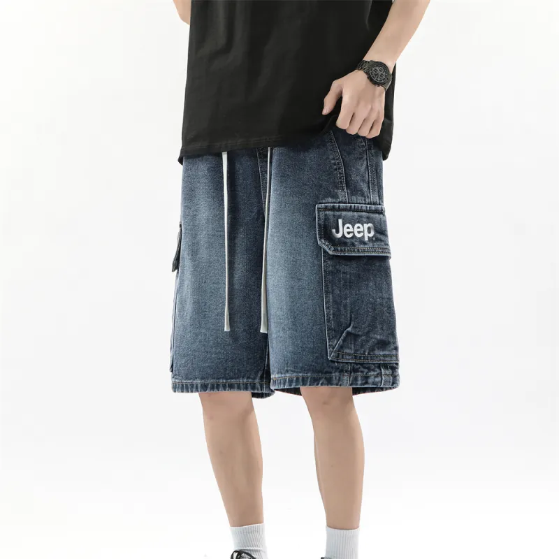 Jeep Pasture Horse Lifestyle Denim Shorts Unisex-26