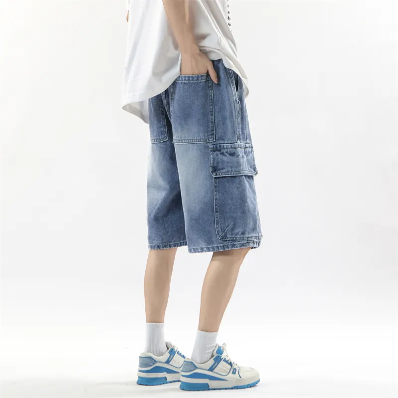 Jeep Pasture Horse Lifestyle Denim Shorts Unisex-6