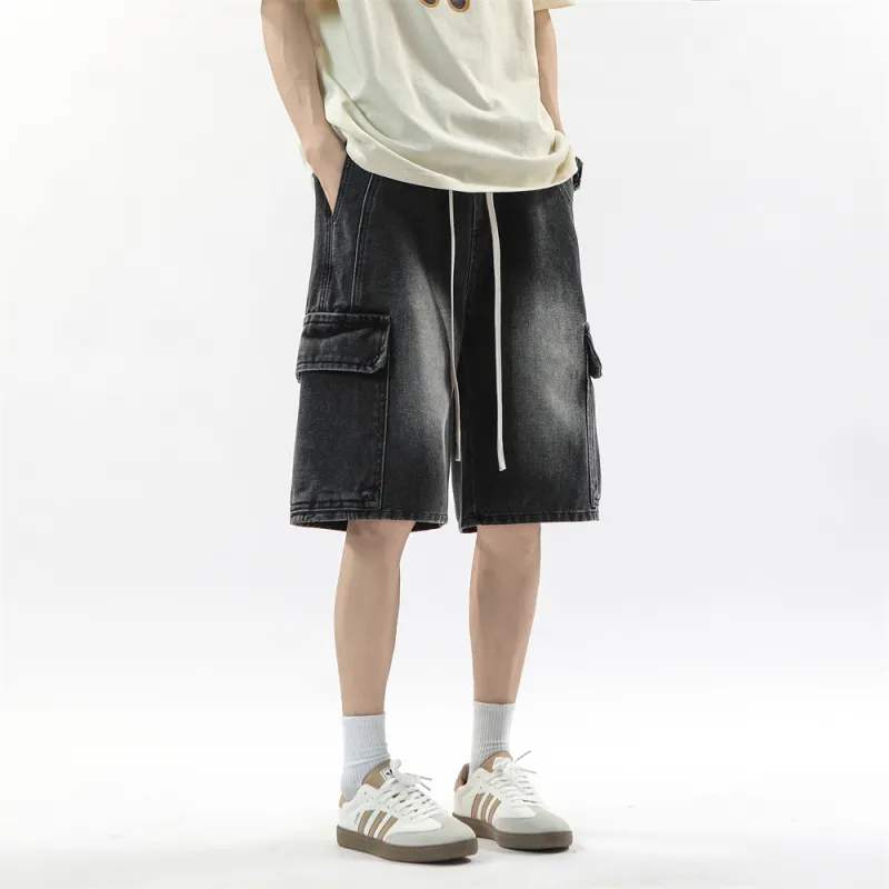 Jeep Pasture Horse Lifestyle Denim Shorts Unisex-12
