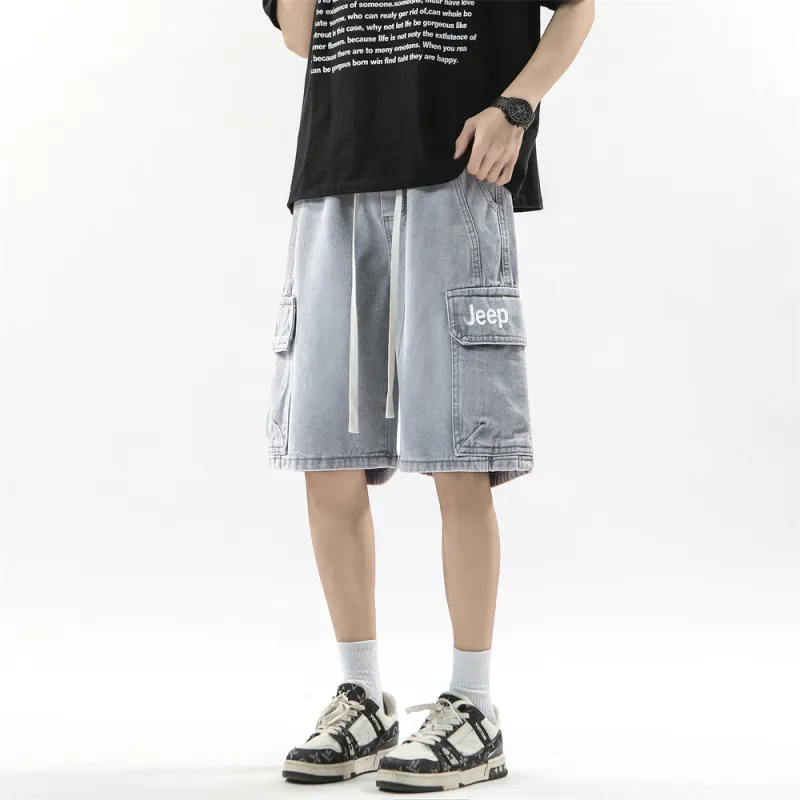 Jeep Pasture Horse Lifestyle Denim Shorts Unisex-18