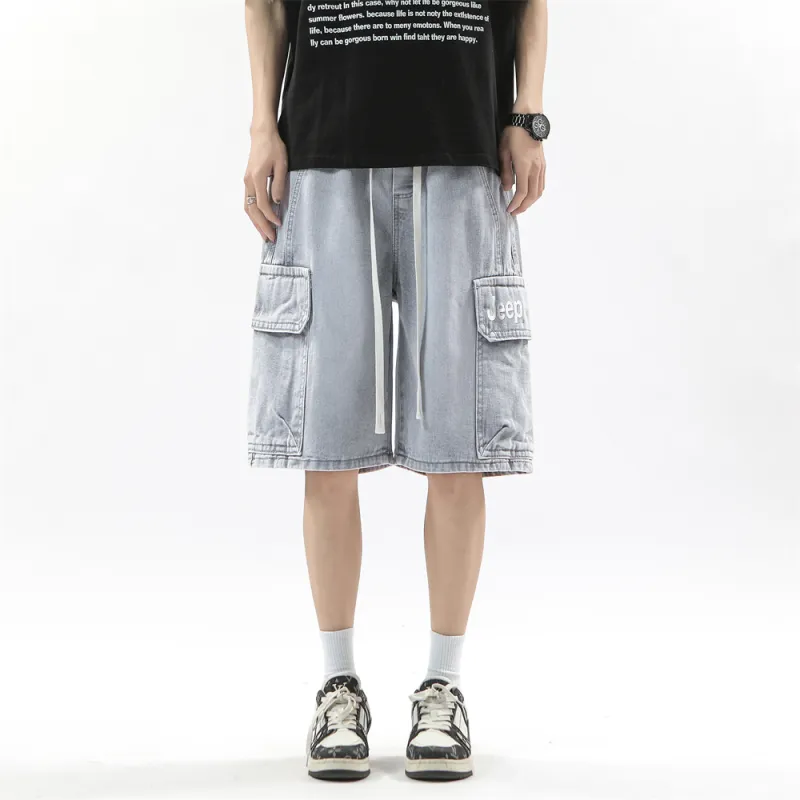Jeep Pasture Horse Lifestyle Denim Shorts Unisex-17