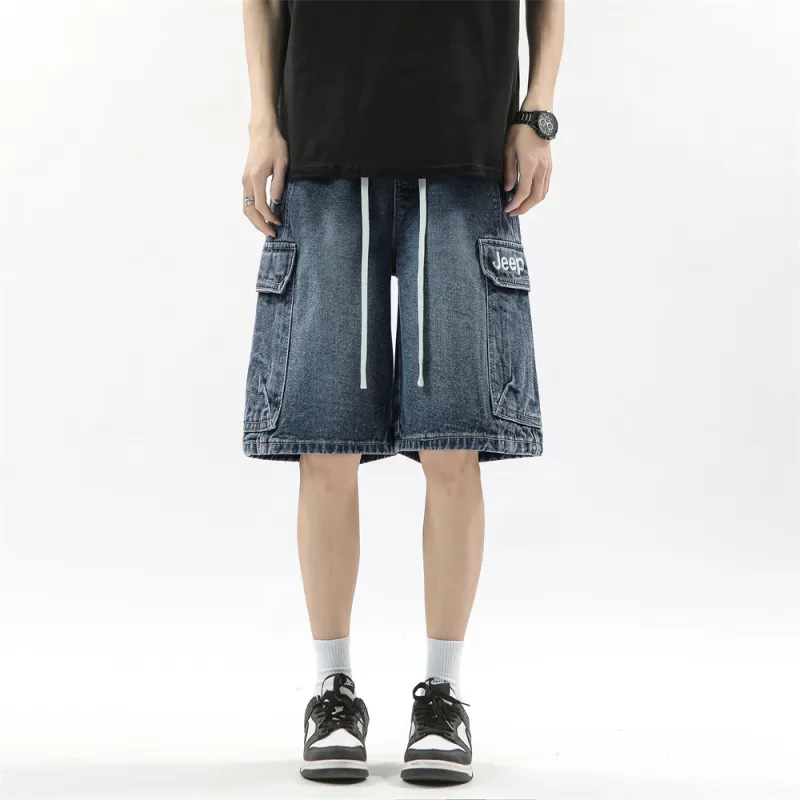 Jeep Pasture Horse Lifestyle Denim Shorts Unisex-24