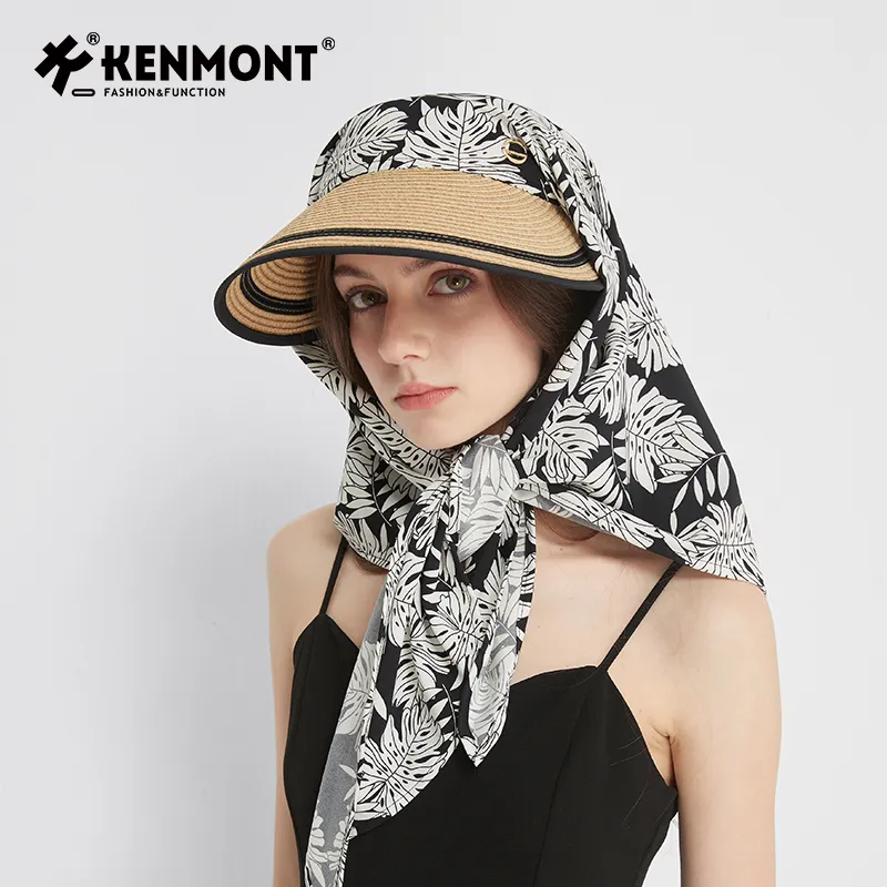 KENMONT Polyester Sun Protection Hats Women's-6
