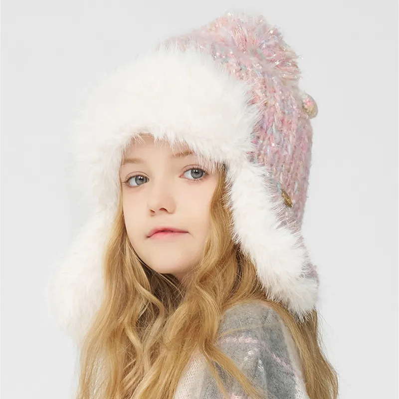 KENMONT Polyester Trapper Hats Kids'-2