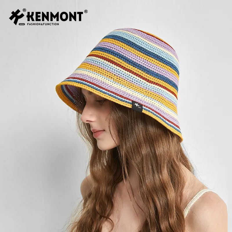 KENMONT Polyester Bucket Hats Women's-3