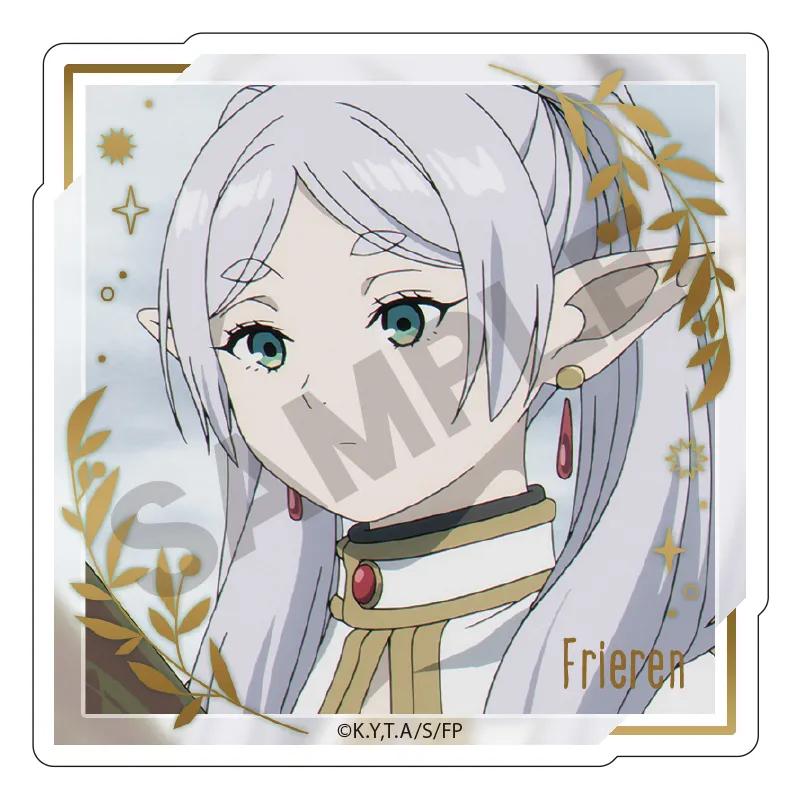 CRUX Fern, Huthark, Frieren, Himmel, Hita, Azar Frieren  Beyond Journey's End, Acrylic Clip Badges-1