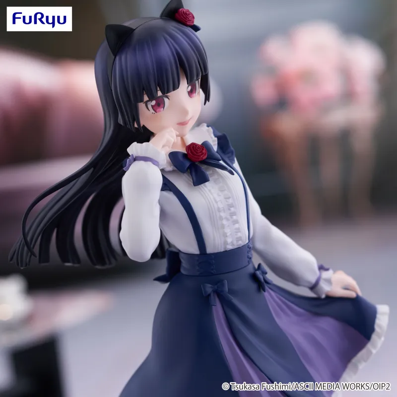 FURYU My Sister Is Too Cute To Be Possible Trio-Try-iT Black Cat Five O'Clock Colored Glaze Figure Bonus Gifts-4