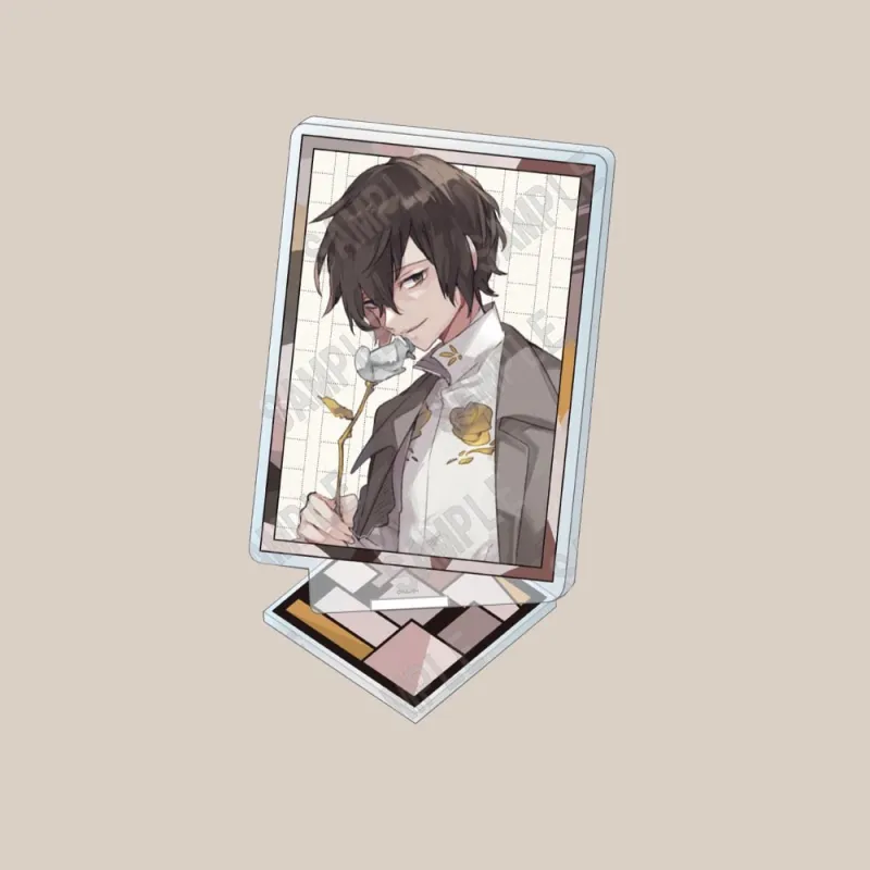 KADOKAWA Bungo Stray Dogs C102 Osamu Dazai 10th Anniversary, Tanizaki Junichiro, Slanted Insert Acrylic Stands-2