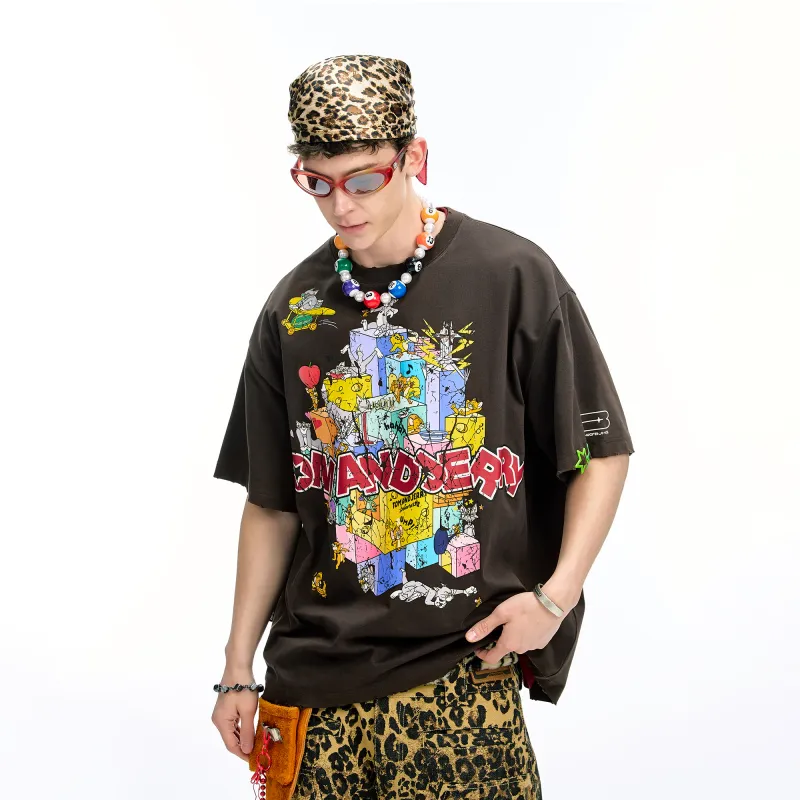 BJHG Tom And Jerry Co branded Model T Shirts Unisex-2