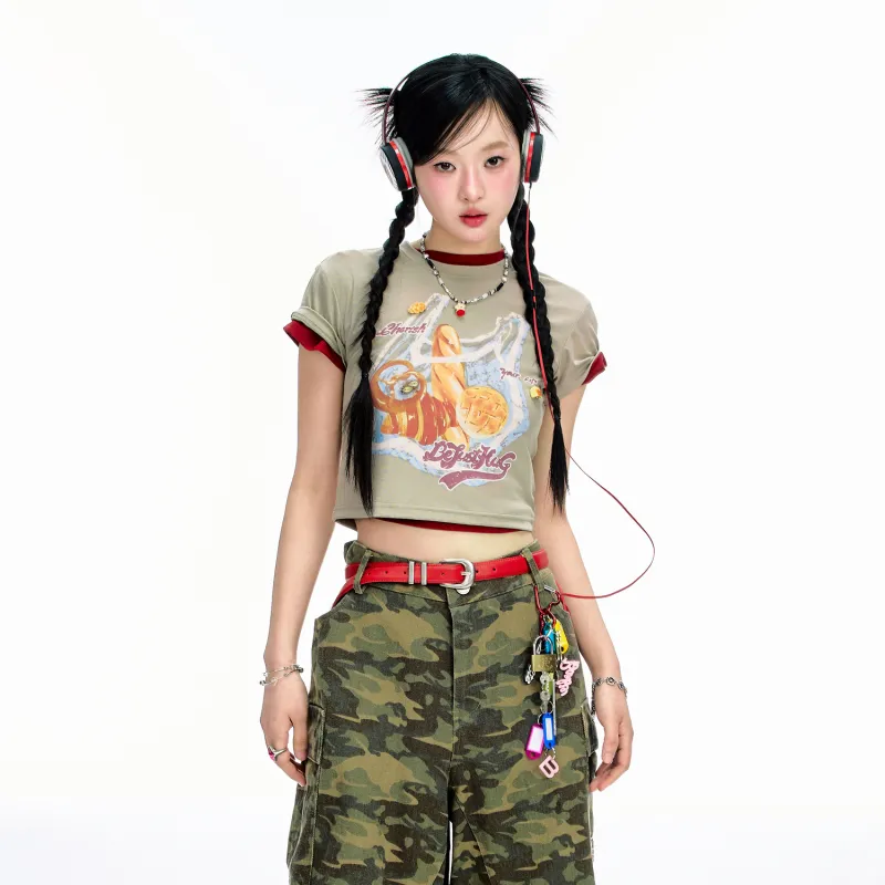 BJHG Set in Sleeve T Shirt Women's-7