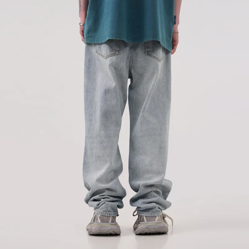 BJHG Jeans Unisex Washed Blue-2
