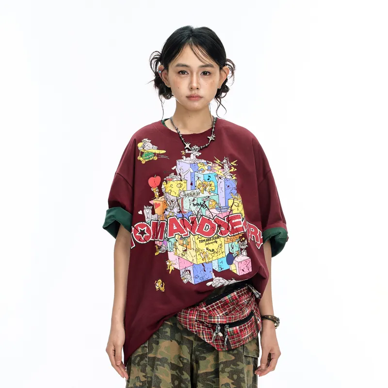 BJHG Tom And Jerry Co branded Model T Shirts Unisex-9