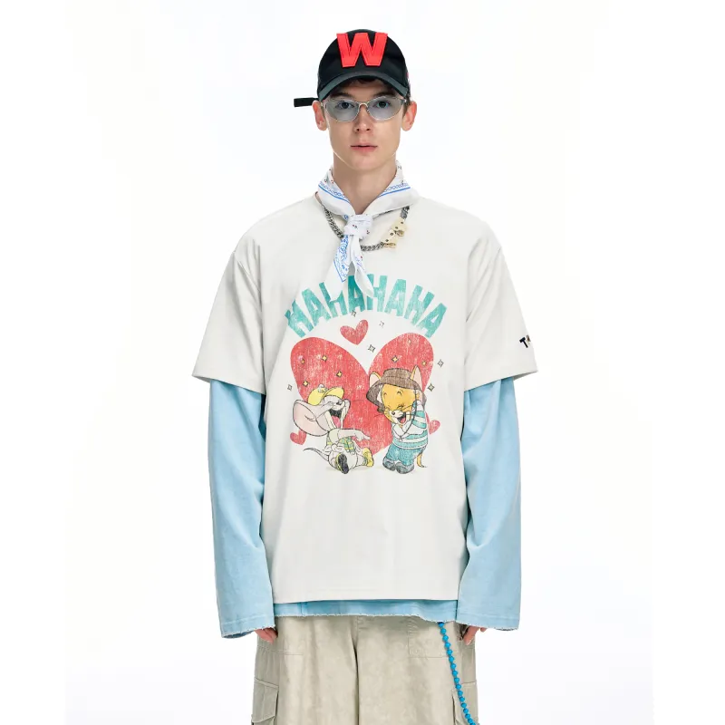 BJHG Tom And Jerry Co branded Model T Shirts Unisex-8