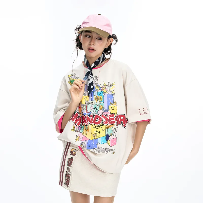 BJHG Tom And Jerry Co branded Model T Shirts Unisex-13
