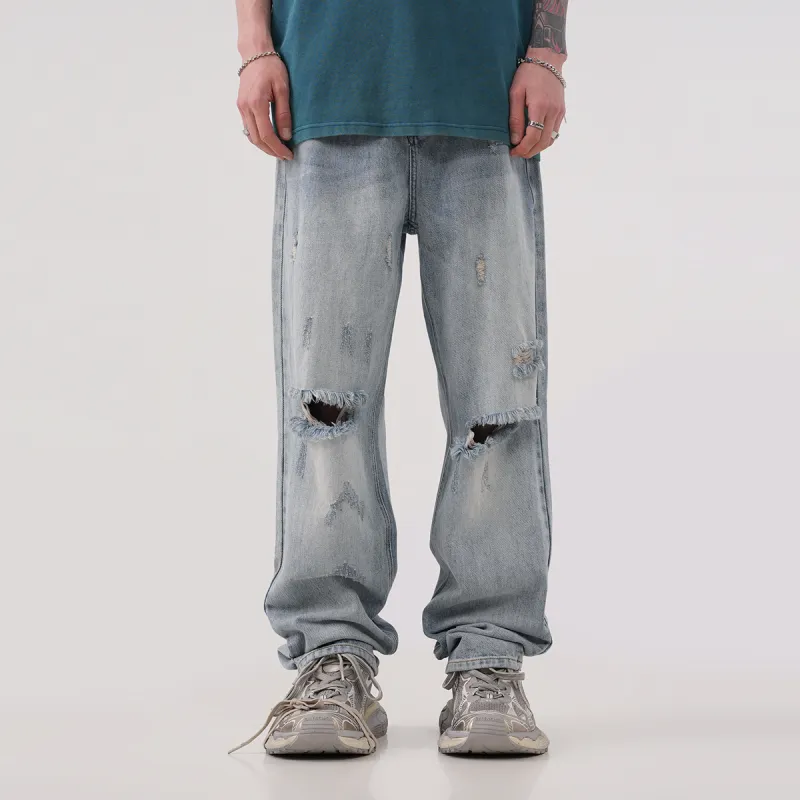 BJHG Jeans Unisex Washed Blue-3