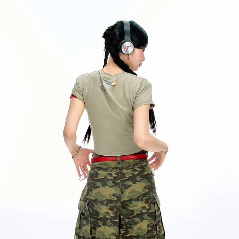 BJHG Set in Sleeve T Shirt Women's-9