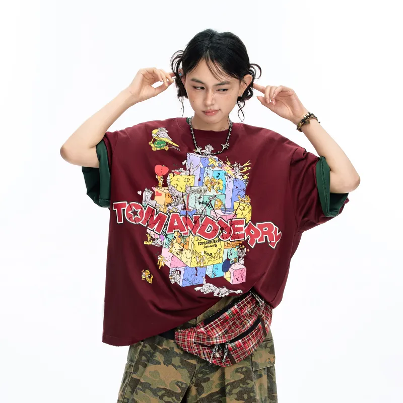 BJHG Tom And Jerry Co branded Model T Shirts Unisex-8