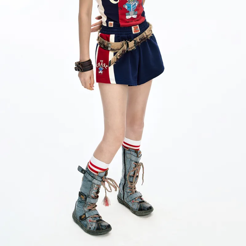BJHG x MAOHELAOSHULIANMINGKUAN Casual Shorts Women's-3