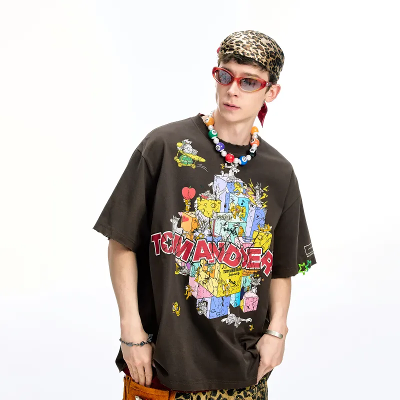 BJHG Tom And Jerry Co branded Model T Shirts Unisex-3