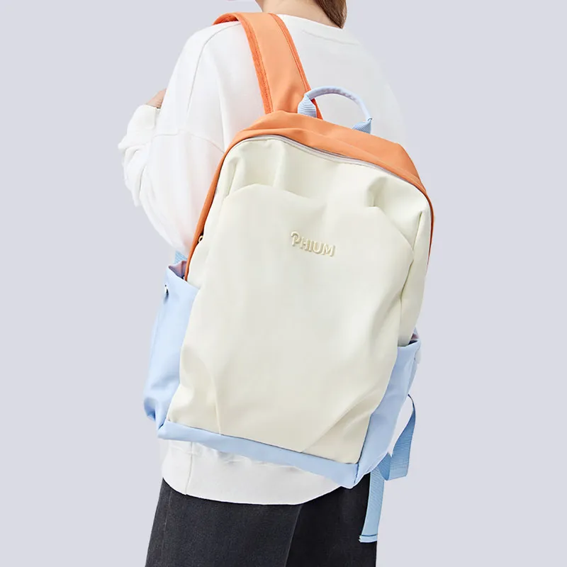POY Nylon Fabric High School University Student Japanese Style Backpack Niche Casual Backpack Regular Unisex-1