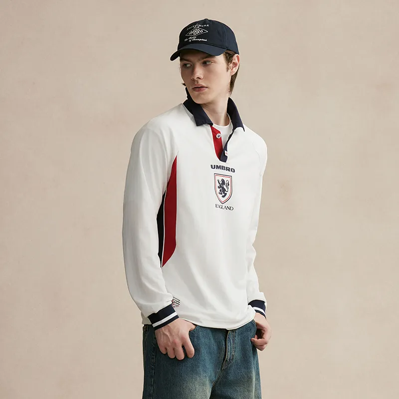Umbro Polo Shirt Unisex Snowflake White-6