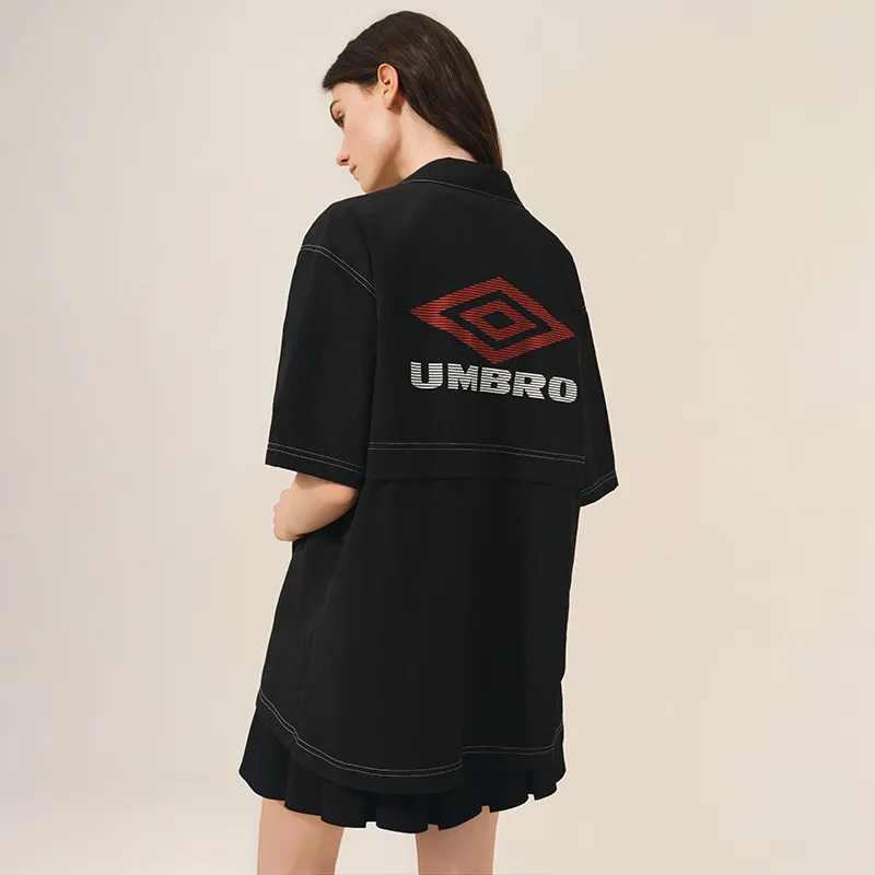 Umbro SUPPLEX Shirt Unisex Gaze Black-7
