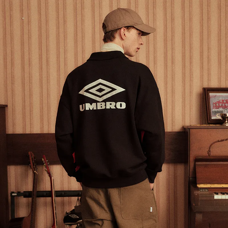 Umbro Sweatshirts Unisex Gaze Black-4