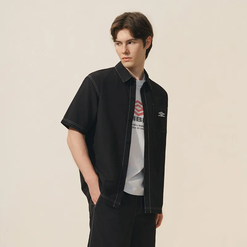 Umbro SUPPLEX Shirt Unisex Gaze Black-5