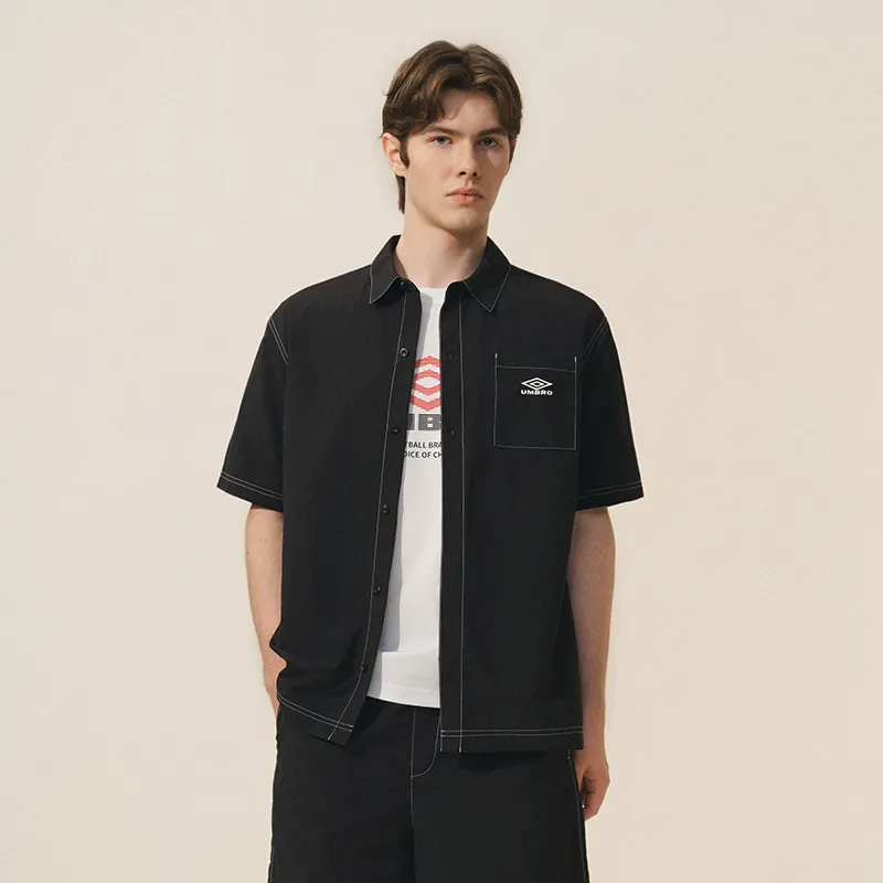 Umbro SUPPLEX Shirt Unisex Gaze Black-4