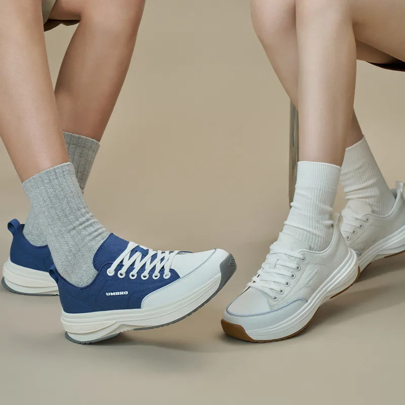Umbro Canvas Shoes Unisex Low Top Black/Umbro White, Sage Blue/Ivory White, Ivory White/Umbro White, Orchid Purple/Tofu Yellow-12