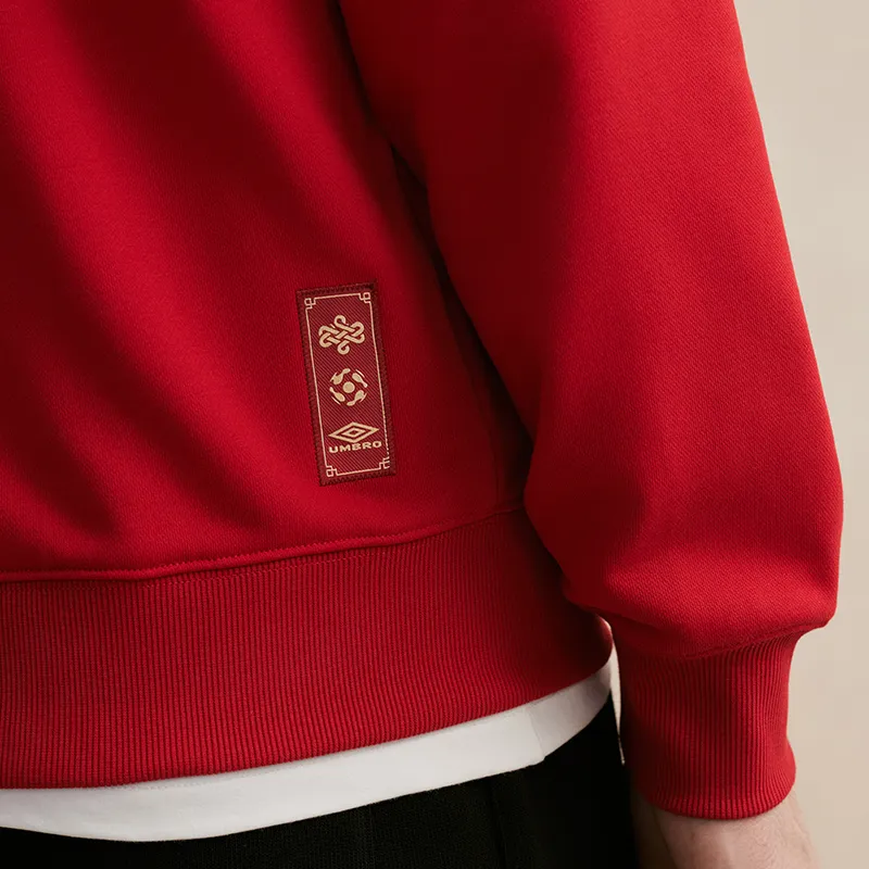 Umbro Sweatshirts Unisex Equestrian Red-3