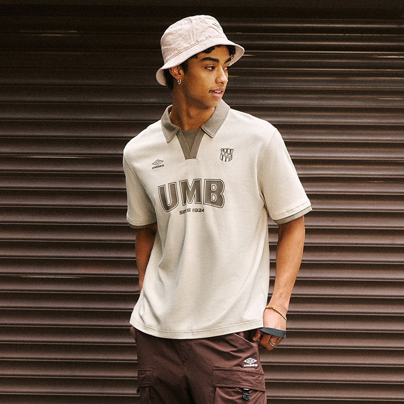 Umbro S Gingham Cut Up Polo in White for Men | Lyst