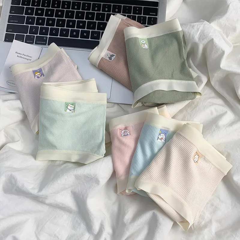 Flowers In Water Underpants Women's 5 Pack-7