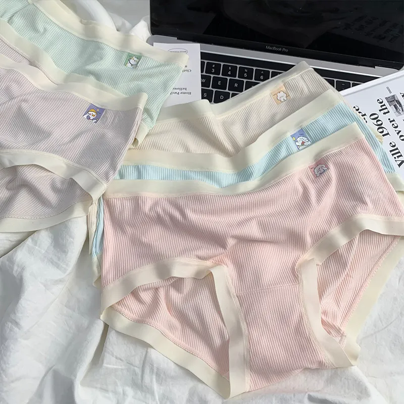 Flowers In Water Underpants Women's 5 Pack-8