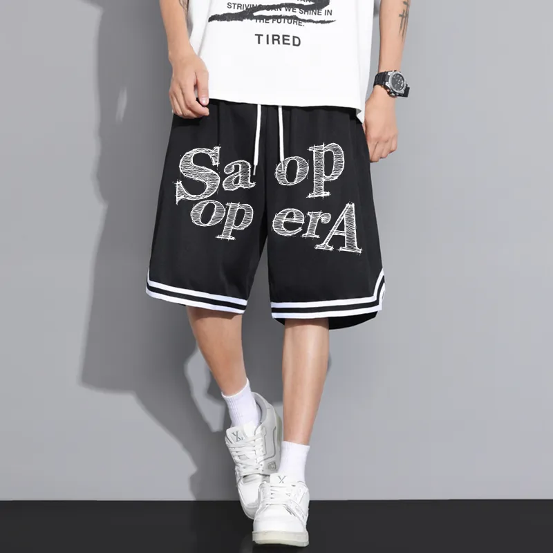 SOAP OPERA Basketball Shorts Unisex-13