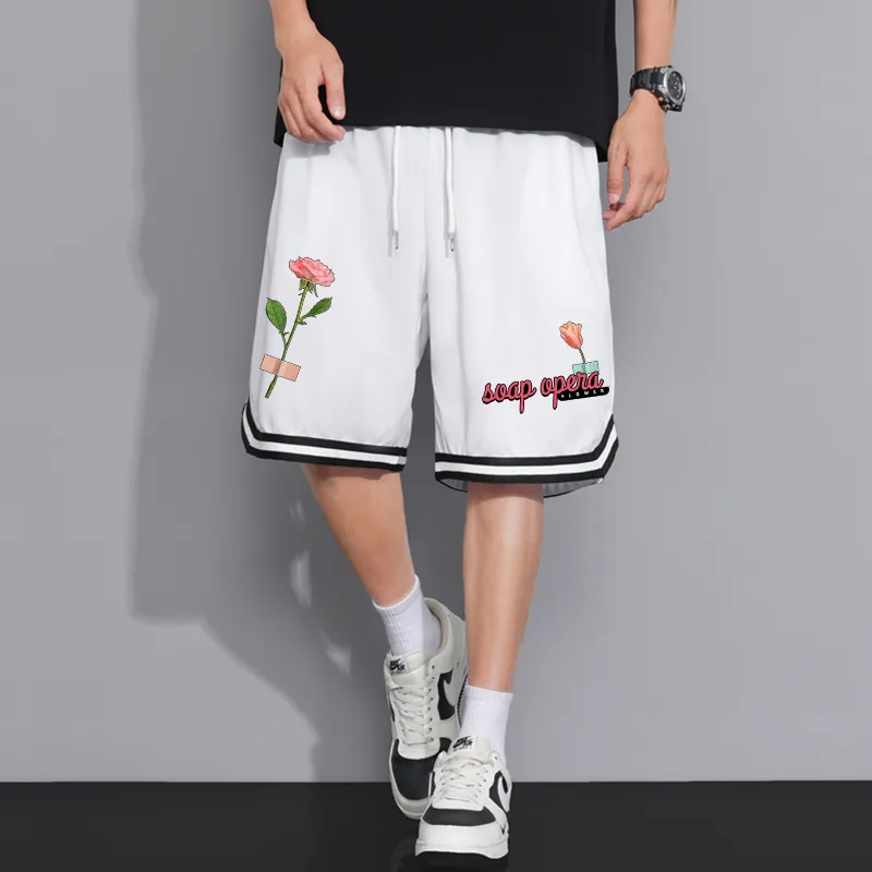 SOAP OPERA Basketball Shorts Unisex-3